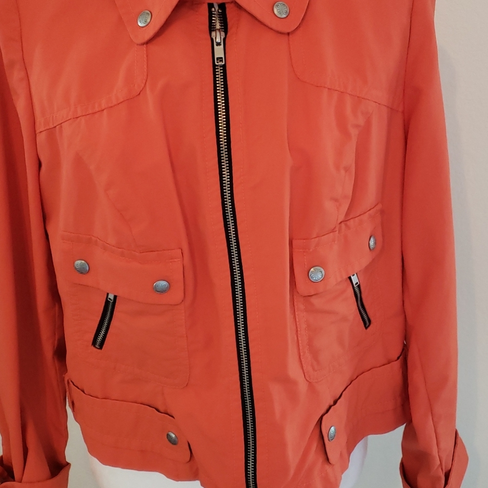 Very nice orange  jacket. - Picture 2 of 3
